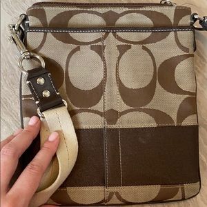 Coach monogram crossbody